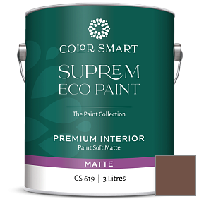 Краска COLOR SMART CS 619 SUPREM ECO PAINT матовая краска цвет 2105-20 Root Beer Candy