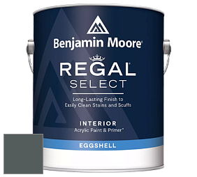 Benjamin Moore 549 Regal Select Waterborne Interior Eggshell Finish краска цвет 2122-10 Dark Pewter