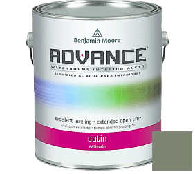 Краска Benjamin Moore 792. Advance Interior Paint-Satin эмаль цвет 454 Cedar Path