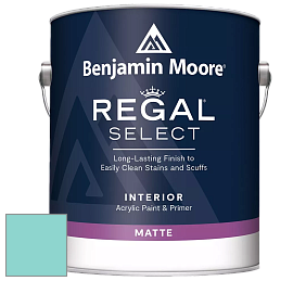 Benjamin Moore 548 IRegal Select Interior Paint - Matte краска цвет 661 Caribbean Cool