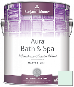 Краска Benjamin Moore Aura Bath & Spa Interior Paint Matte Finish (532) цвет 2038-70 Irish Spring