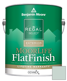 Краска Benjamin Moore W105 Regal Select Exterior Paint-MoorLife Flat Finish краска цвет 708 White Rain