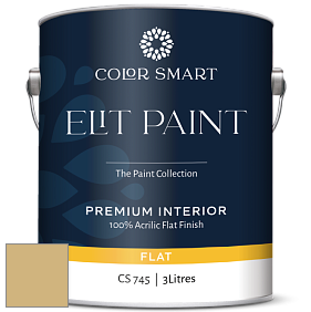 COLOR SMART CS 745 ELIT PAINT глубокоматовая моющаяся краска цвет 2151-40 Sulfur Yellow