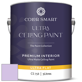 COLOR SMART CS 758 ULTRA CEILING PAINT ультраматовая краска цвет NCS S 0530-R50B 