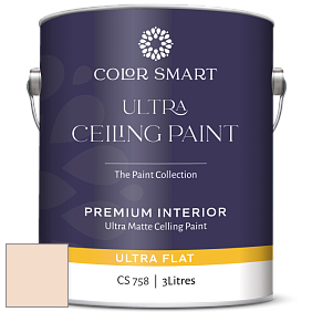COLOR SMART CS 758 ULTRA CEILING PAINT ультраматовая краска цвет 099 Candle Light