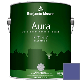 Краска Aura Waterborne Exterior Flat Finish (629) цвет 2068-30 Scandinavian Blue