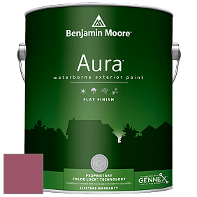 Benjamin Moore Aura 629 Waterborne Exterior Flat Finish краска цвет 2085-30 Gypsy Love