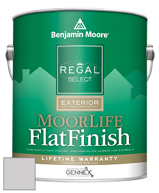 Benjamin Moore W105 Regal Select Exterior Paint-MoorLife Flat Finish краска цвет 1451 Violet Pearl