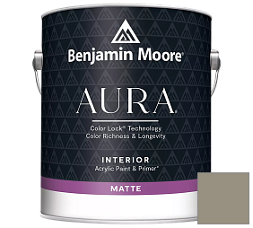 Краска Benjamin Moore Aura Interior Paint - Matte (522) цвет 1488 Sage Mountain