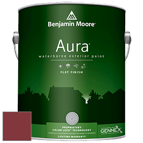 Benjamin Moore Aura 629 Waterborne Exterior Flat Finish краска цвет AF-290 