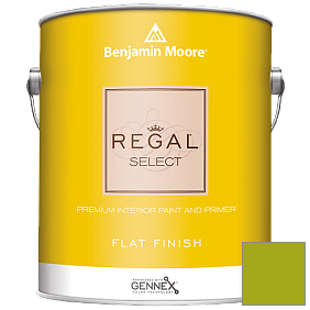 Краска Regal Select Waterborne Interior Flat Finish (547) цвет 2027-10 Dark Lime