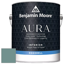 Benjamin Moore Aura 524 Waterborne Interior Eggshell Finish краска цвет 712 Fort Pierce Green