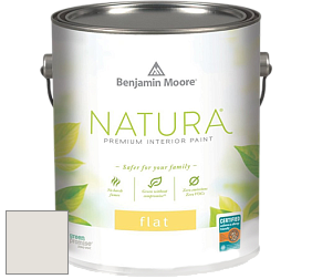 Benjamin Moore 512 Natura Interior Flat Finish матовая краска цвет 2108-70 Lacey Pearl