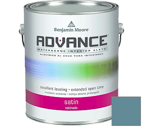 Краска Benjamin Moore 792. Advance Interior Paint-Satin эмаль цвет 1658 Lakeside Cabin