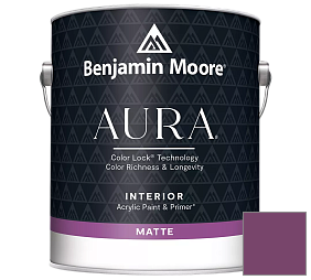 Краска Benjamin Moore Aura Interior Paint - Matte (522) цвет 2074-20 Summer Plum