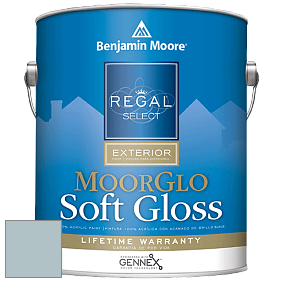 Benjamin Moore W096 Regal Select Exterior Paint-Moor GloSoft Gloss Finish краска цвет 2135-50 Soft Chinchilla