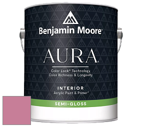 Benjamin Moore Aura 528 Waterborne Interior Semi-gloss Finish краска цвет 2084-40 Precious Pink