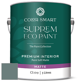 COLOR SMART CS 619 SUPREM ECO PAINT матовая краска цвет 2123-20 Caribbean Teal