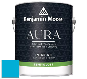 Benjamin Moore Aura 528 Waterborne Interior Semi-gloss Finish краска цвет NCS S 1060-B 