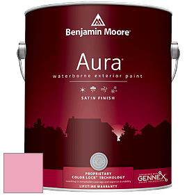 Benjamin Moore Aura 631 Waterborne Exterior Satin Finish краска цвет 2003-50 Coral Pink