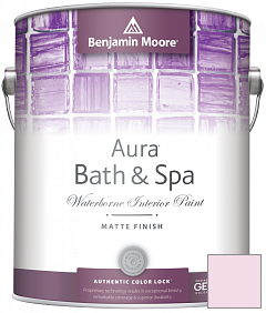 Краска Benjamin Moore Aura Bath & Spa Interior Paint Matte Finish (532) цвет 2079-70 Candy Stripe