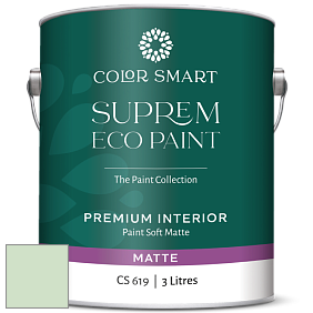 COLOR SMART CS 619 SUPREM ECO PAINT матовая краска цвет 2034-60 Light Pistachio