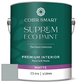 COLOR SMART CS 619 SUPREM ECO PAINT матовая краска цвет NCS S 3005-B50G 