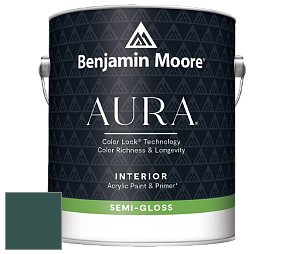 Benjamin Moore Aura 528 Waterborne Interior Semi-gloss Finish краска цвет NCS S 7020-B70G 