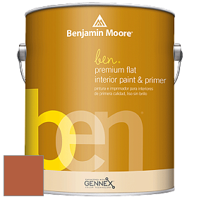 Benjamin Moore Ben W625 Premium Interior Latex Flat краска цвет NCS S 3060-Y60R 