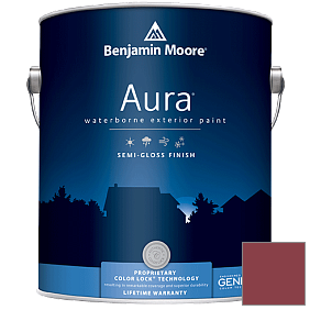 Краска Aura Waterborne Exterior Semi-Gloss Finish (632) цвет 2080-10 Raspberry Truffle