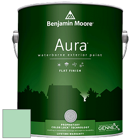 Benjamin Moore Aura 629 Waterborne Exterior Flat Finish краска цвет 2036-50 Marina Bay
