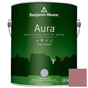 Краска Aura Waterborne Exterior Flat Finish (629) цвет 1280 Burgundy Rose