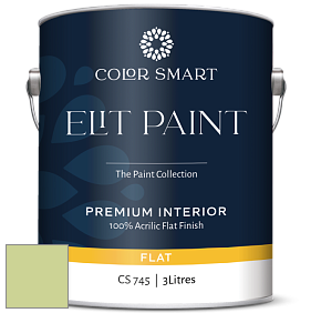 COLOR SMART CS 745 ELIT PAINT глубокоматовая моющаяся краска цвет NCS S 1030-G50Y 