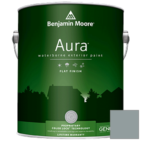 Краска Aura Waterborne Exterior Flat Finish (629) цвет 2122-30 Cloudy Sky