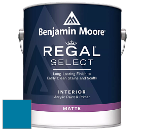 Benjamin Moore 548 IRegal Select Interior Paint - Matte краска цвет 2060-30 Seaport Blue