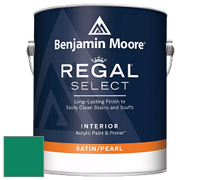 Benjamin Moore 550 Regal Select Waterborne Interior Pearl Finish краска цвет 2045-20 Lawn Green