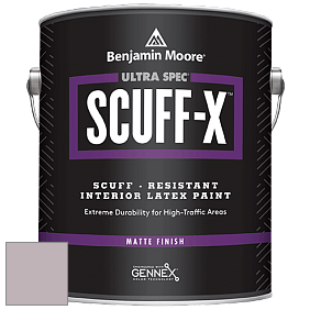 Benjamin Moore 484 Ultra Spec SCUFF-X Interior Matte Finish краска цвет 2114-50 Victorian Mauve