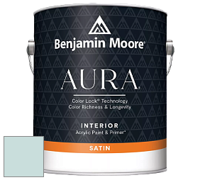 Benjamin Moore Aura 526 Waterborne Interior Satin Finish покрытие цвет NCS S 1010-B50G 