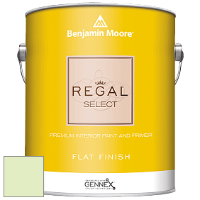 Benjamin Moore 547 Regal Select Waterborne Interior Flat Finish краска цвет 2031-60 Neon Celery