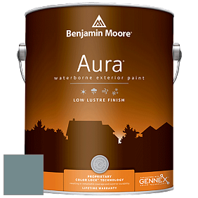 Benjamin Moore Aura 634 Waterborne Exterior Low Lustre Finish краска цвет AF-505 