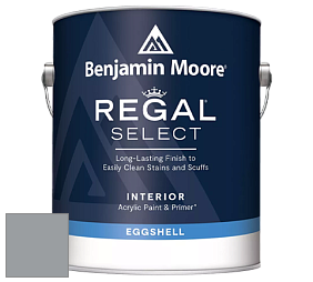 Benjamin Moore 549 Regal Select Waterborne Interior Eggshell Finish краска цвет 1614 Delray Gray