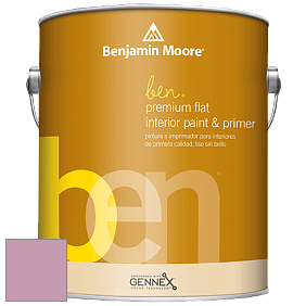 Benjamin Moore Ben W625 Premium Interior Latex Flat краска цвет 1362 Cranberry Ice