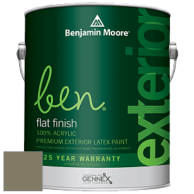 Benjamin Moore Ben 541 Waterborne Exterior Flat Finish краска цвет HC-109 BM HC-109