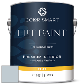 COLOR SMART CS 745 ELIT PAINT глубокоматовая моющаяся краска цвет 2129-60 Mt. Rainier Gray