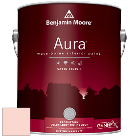 Benjamin Moore Aura 631 Waterborne Exterior Satin Finish краска цвет 2013-60 Pink Harmony