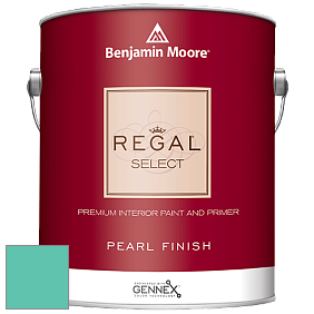 Benjamin Moore 550 Regal Select Waterborne Interior Pearl Finish краска цвет 656 Miami Teal