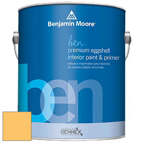 Benjamin Moore Ben W626 Premium Interior Latex Eggshell краска цвет 2018-40 Nacho Cheese