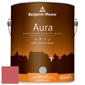 Benjamin Moore Aura 634 Waterborne Exterior Low Lustre Finish краска цвет 2008-30 Raspberry Blush