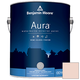 Краска Aura Waterborne Exterior Semi-Gloss Finish (632) цвет 050 Pink MoirÃ©