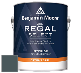 Benjamin Moore 550 Regal Select Waterborne Interior Pearl Finish краска цвет 1652 Navy Masterpiece